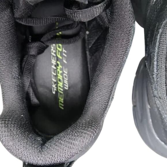 Skechers Shoe Men 8.5 Sport Sneaker Athletic Memory Foam Comfort Active Wide Fit - Picture 9 of 16